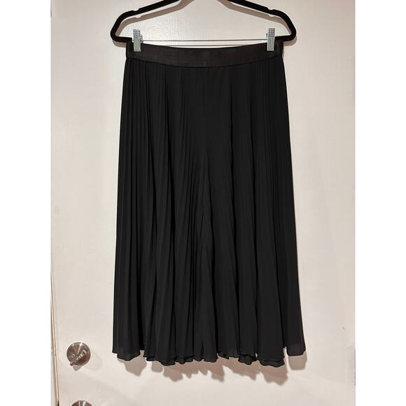 Bailey 44 Coop Culotte in Black Accordion Pleats Wide Leg Size 10 EUC Dressy - Picture 2 of 10